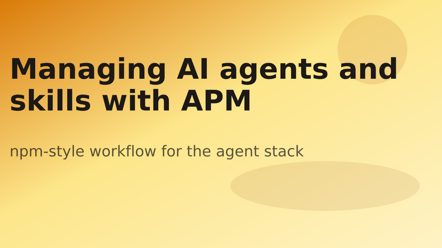 Microsoft's Agent Package Manager brings package.json-style manifests and lockfiles to Claude Skills, MCP servers, and other agent artifacts, with hands-on recipes and sharp edges we hit in practice (collections path, meta-packages, security).